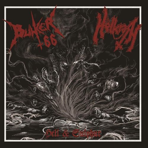 Bunker66/Hellcrash - Hell & Sulphur 7" Split EP
