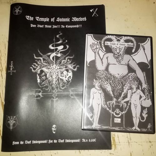 The Temple of Satanic Warlord Fanzine - #4 + CD