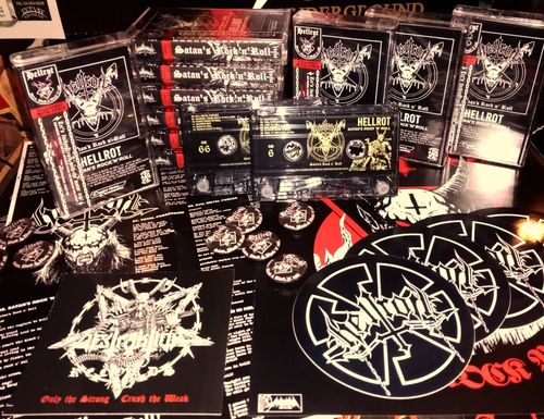 Hellrot - Satan's Rock 'N' Roll Tape (Incl. Sticker, Poster, Button)